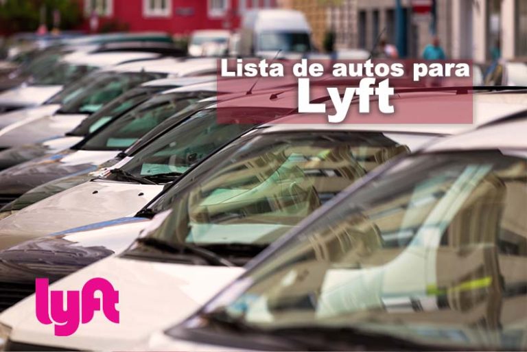 Lista de autos para Lyft Lux, Black y Black XL 2024