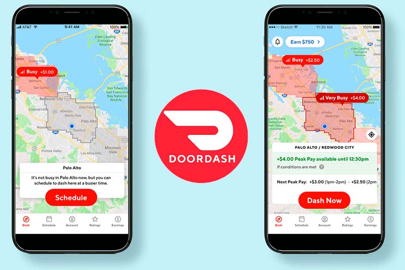 mejores horas para hacer doordash