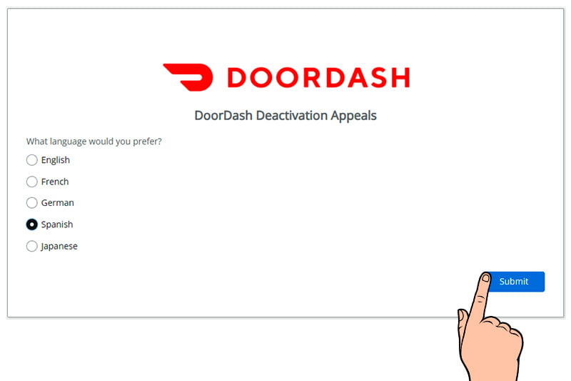 Como reactivar una cuenta de DoorDash