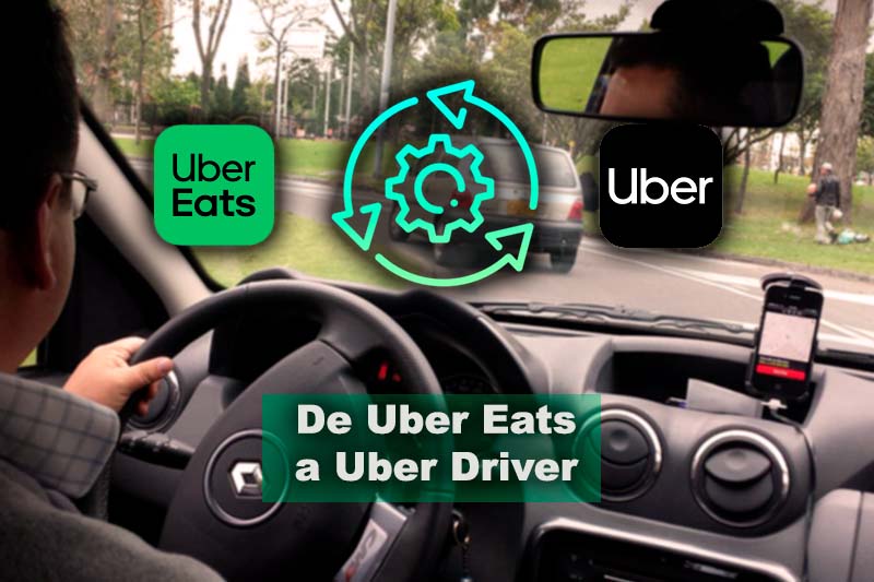 How To Switch From Uber Eats To Uber Rideshare Driver