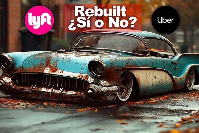 uber acepta carros rebuilt